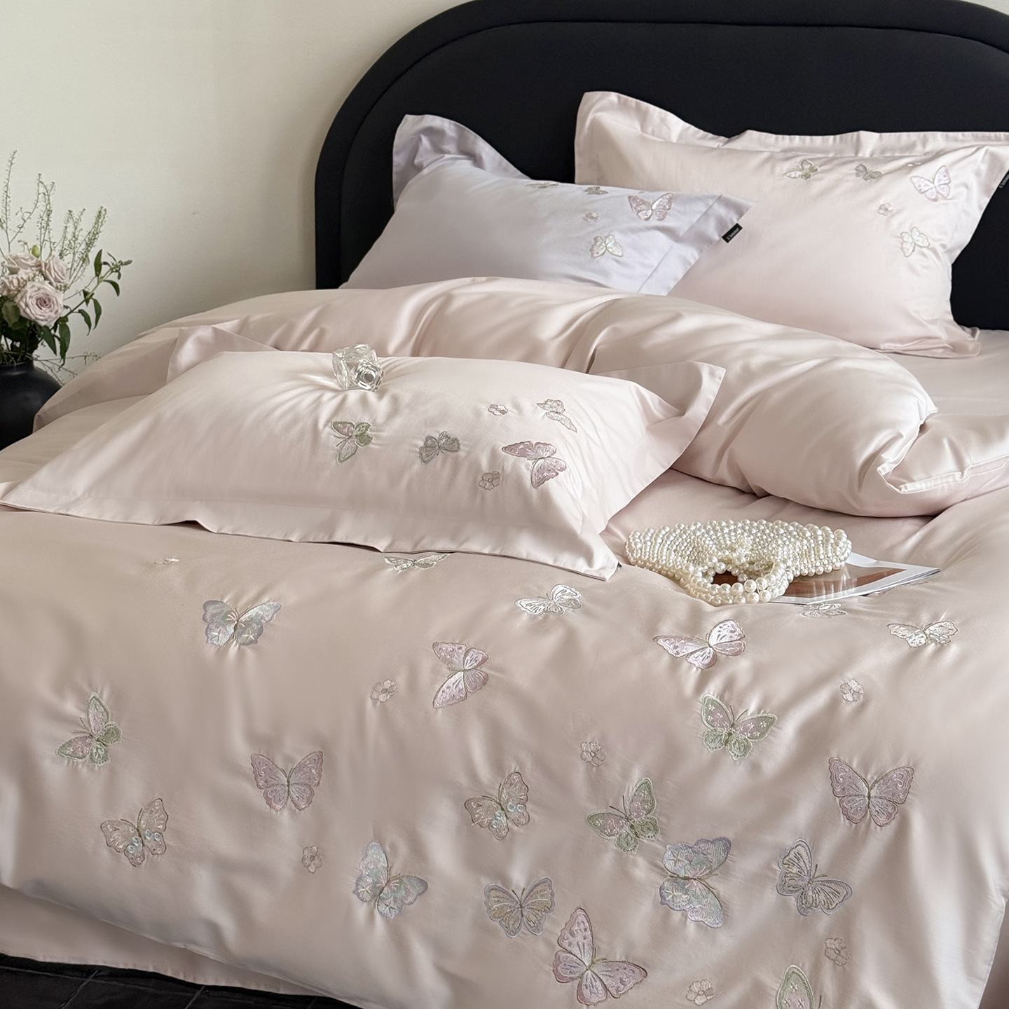 Xinjiang Long-staple Cotton All-cotton Embroidery Four-piece Set