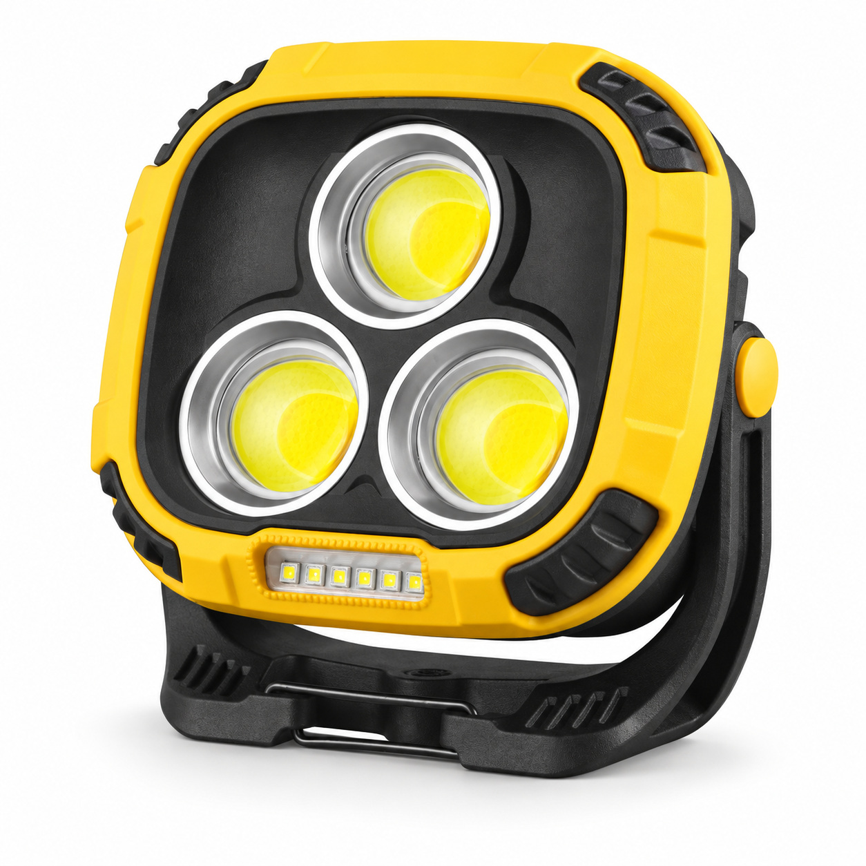 Rechargeable Magnetic Battery Display Type C LED Work Light Base Hanging W891 2 Hook Flood