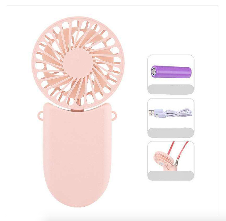 New Hanging Neck Foldable Small Electric Fan - Image 2