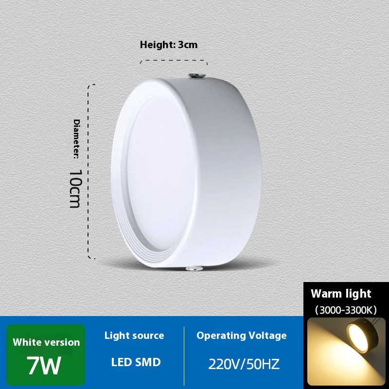 Non Perforated Ceiling Mounted Black Diffuse Hallway Ceiling Light - Image 31