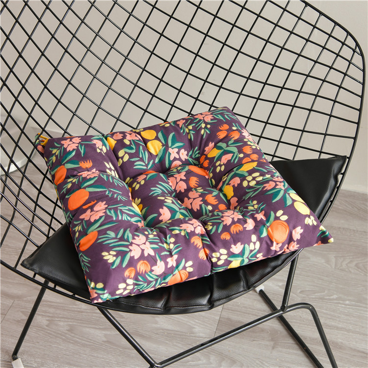 Simple Printed Square Cushion Cartoon Bay Window - Image 22