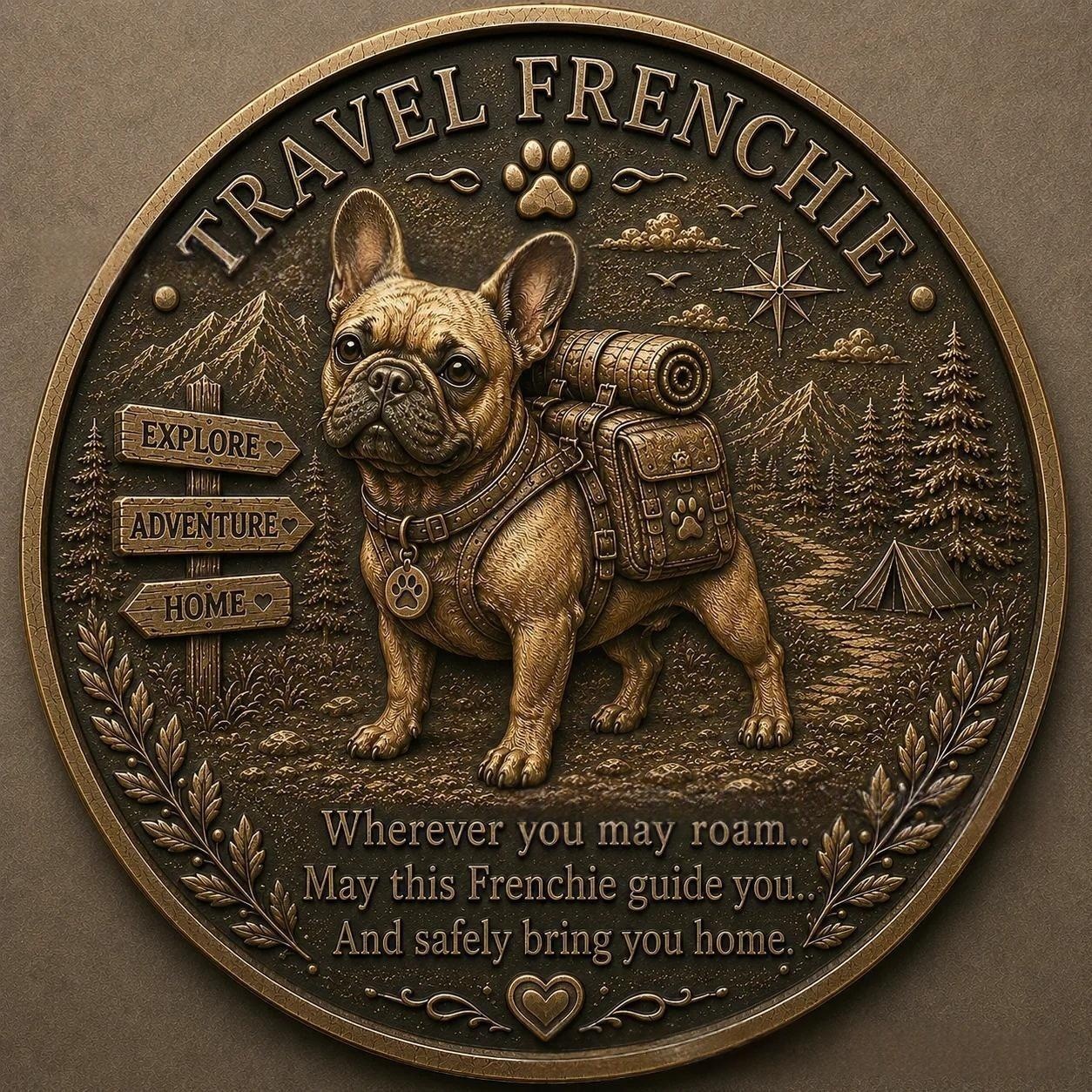 Travel Opossum Lucky Commemorative Coin - Image 4