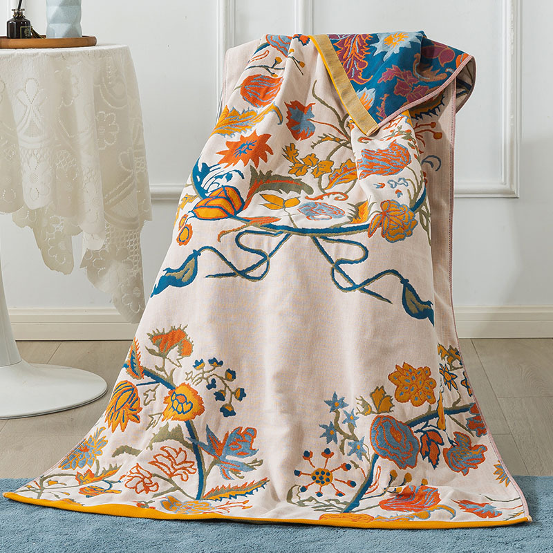 Soft And Skin Friendly Easily Absorbent Pure Cotton Gauze Bath Towel - Image 4