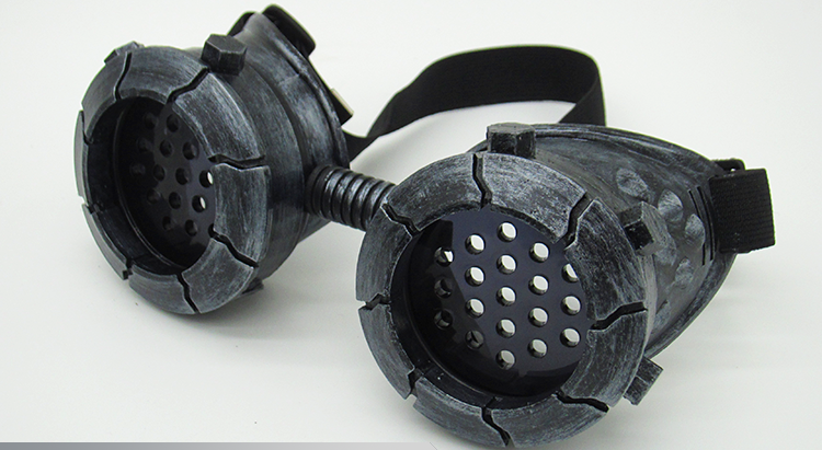Steampunk gas mask face - Image 8