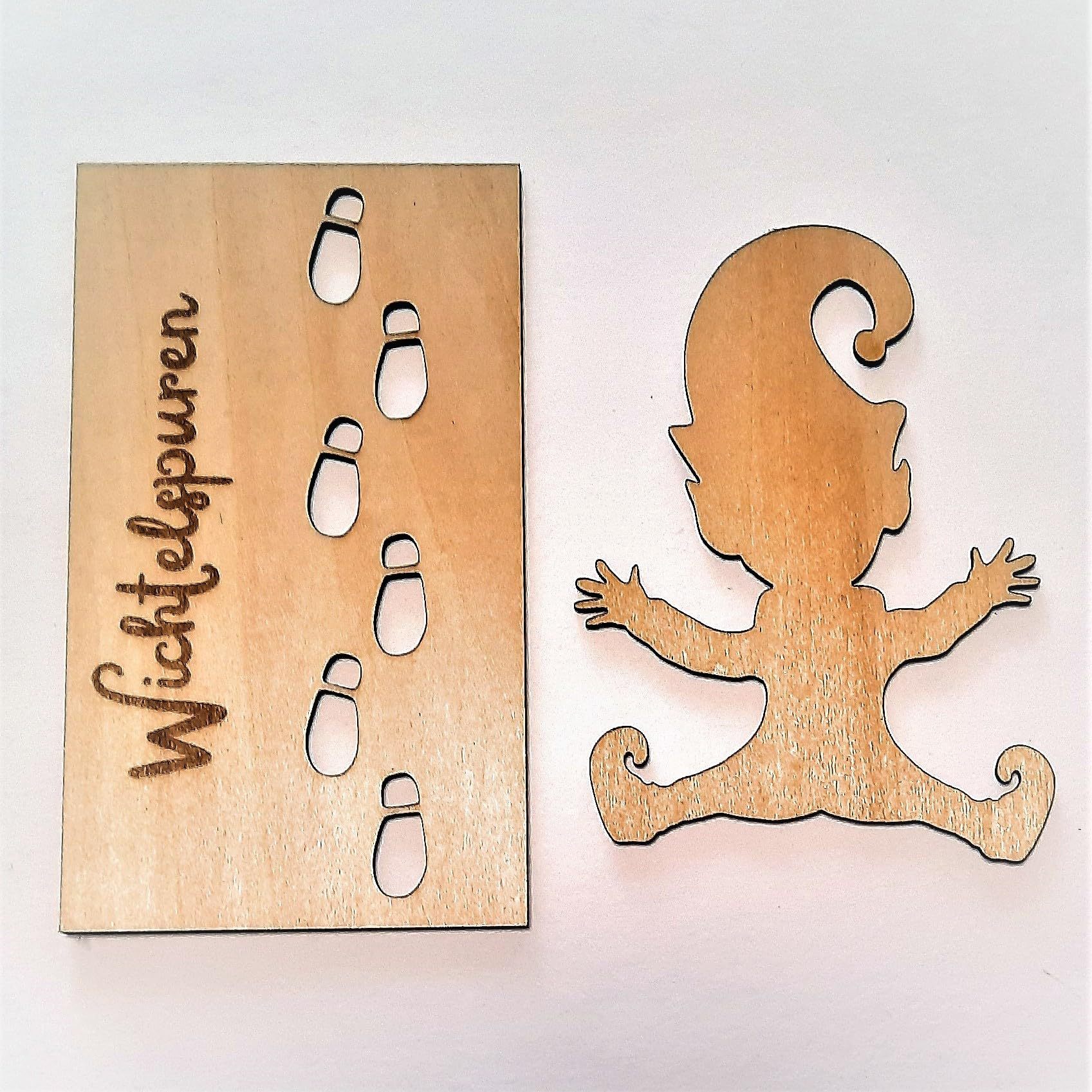 Template Footprints Christmas Home Hanging Decoration - Image 3