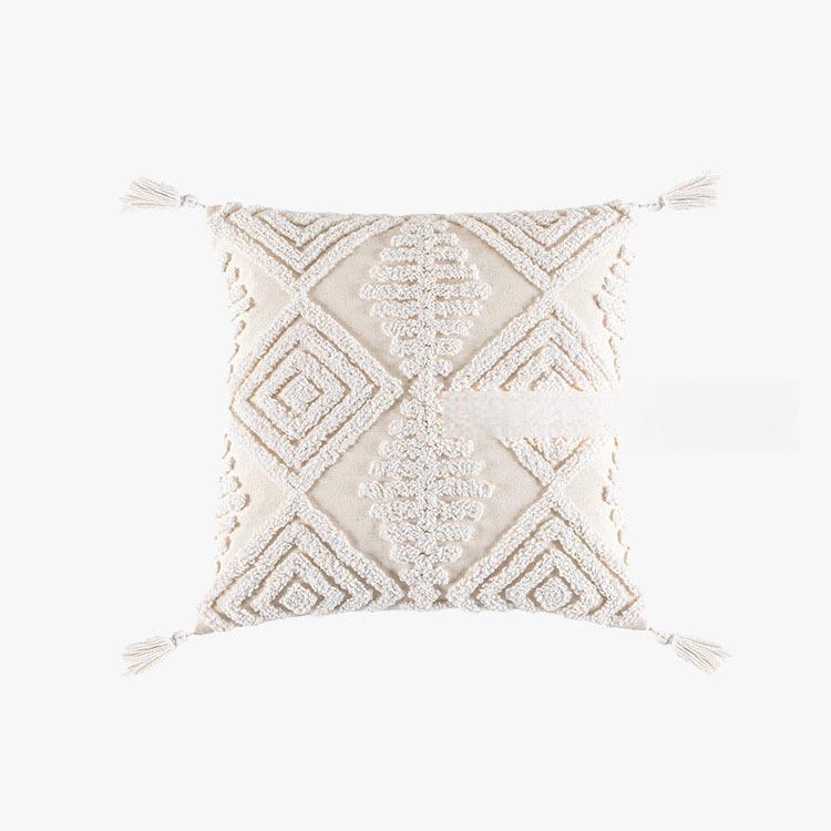 Geometric Patterned Waist Support Pillow Decorative Lumbar Cushion For Sofa Bed Chair Backrest Home Decor - Image 10