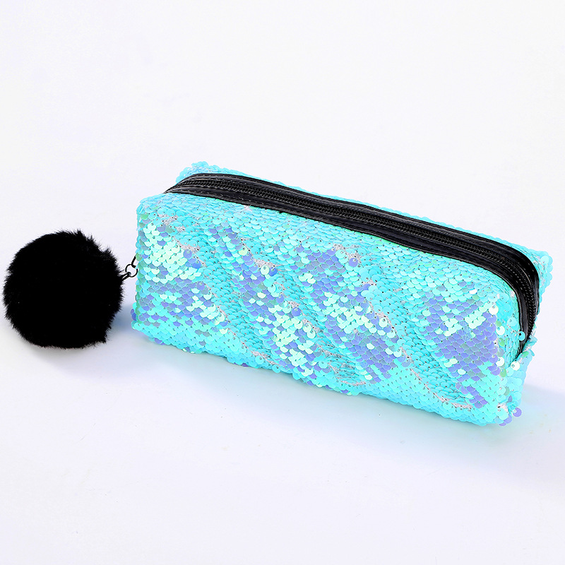 Sequins cosmetic bag mermaid sequin pencil case