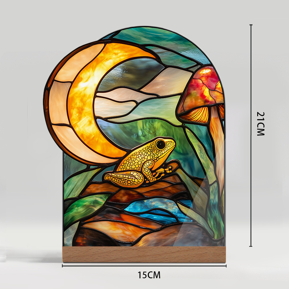 Plant Floral And Landscape Decorative Acrylic Ornaments With A Glass-like Texture - Image 14