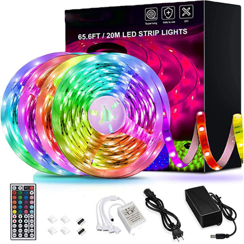 LED Strip Lights Lamp 5050 RGB Flexible Tape Diode 5M Controller Room Decor TV Computer BackLight Decoration Christmas - Image 2