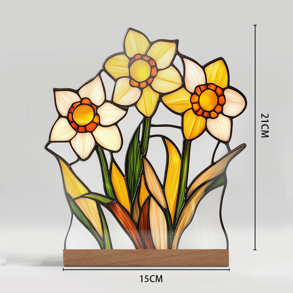 Plant Floral And Landscape Decorative Acrylic Ornaments With A Glass-like Texture - Image 29