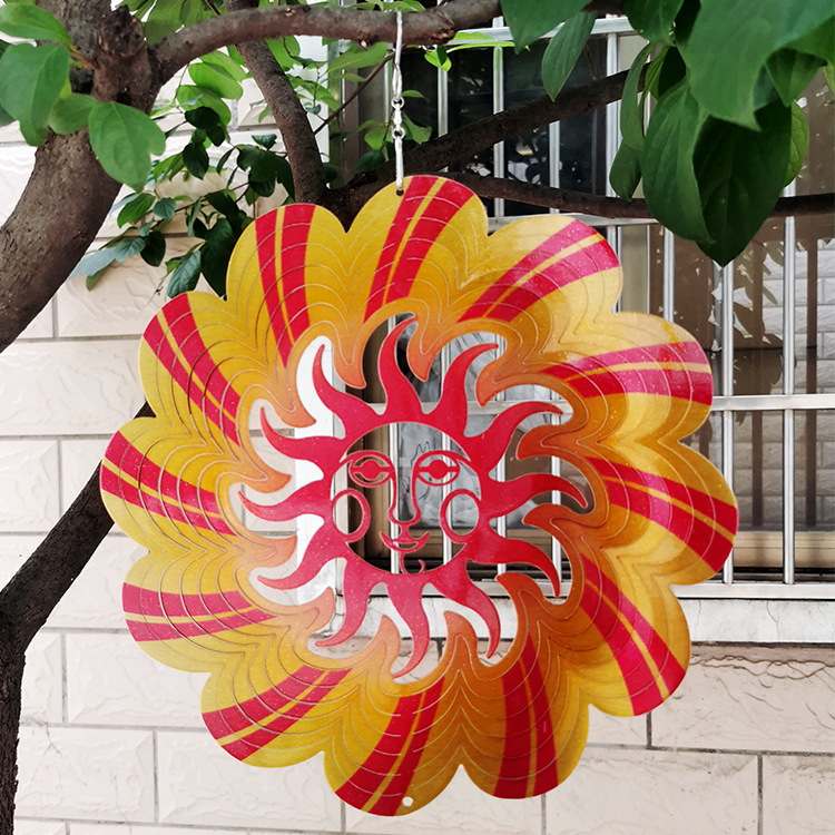 Rotating Wind Chime 12 Inch Color Wind Rotation - Image 5