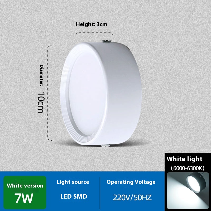 Non Perforated Ceiling Mounted Black Diffuse Hallway Ceiling Light - Image 29