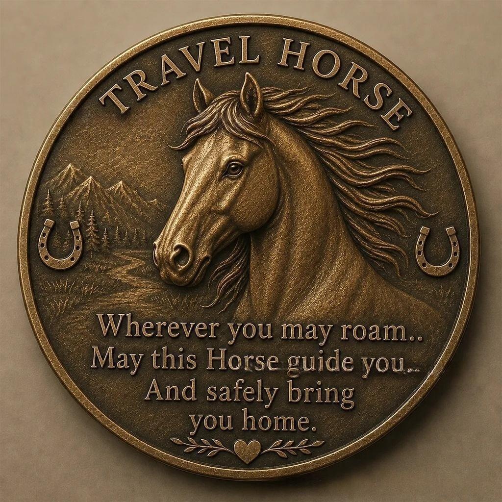Travel Opossum Lucky Commemorative Coin - Image 2