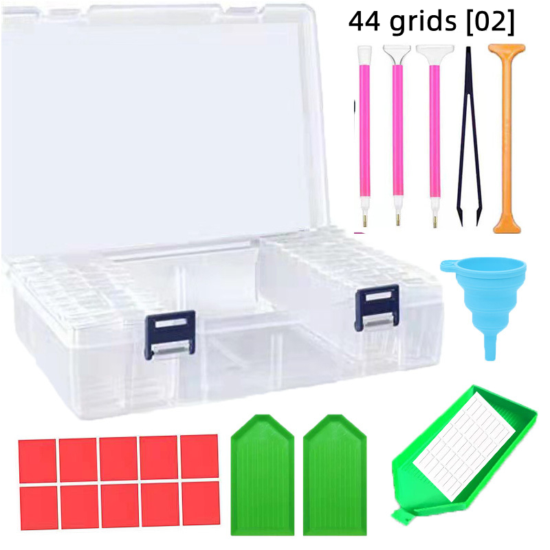 44 Grid Bead Box Spot Drill Package Tool Set - Image 2