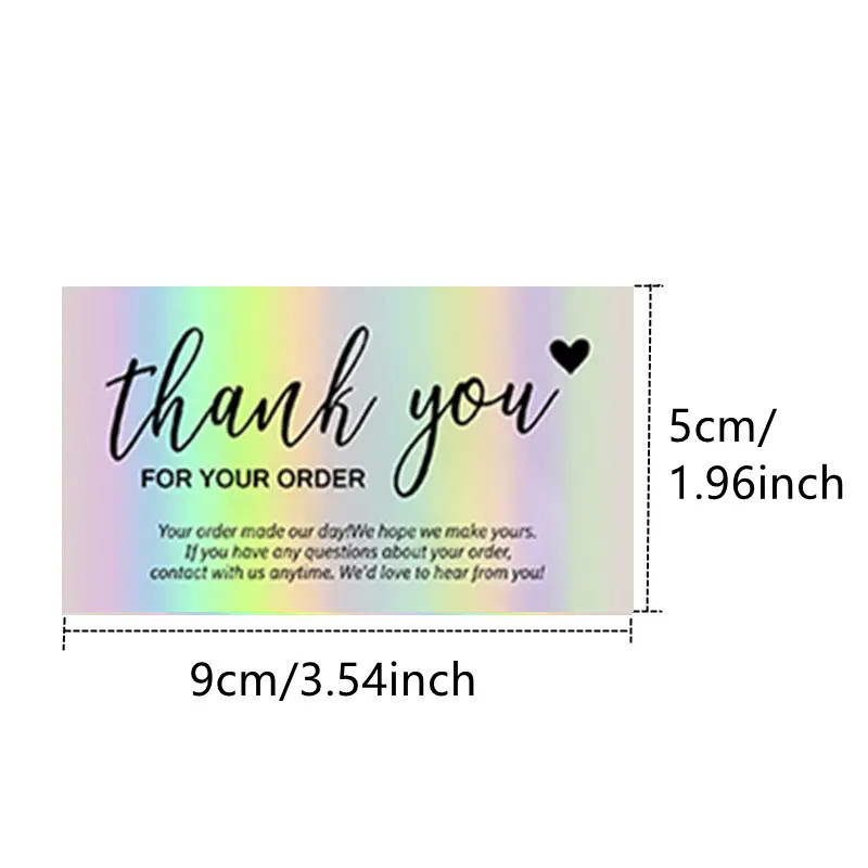 50 Sheetspack Laser Holographic Gift Card Greeting Card Gift - Image 5