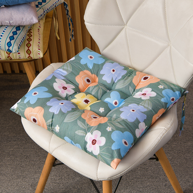 Simple Printed Square Cushion Cartoon Bay Window - Image 20