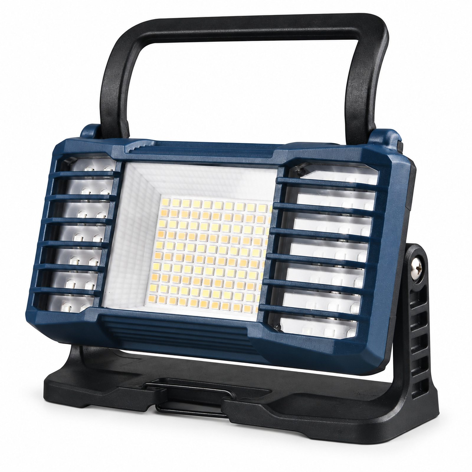 Rechargeable Battery Display Power Bank Function Type C LED Flood Searchlight W879 2 Yellow 1850LM