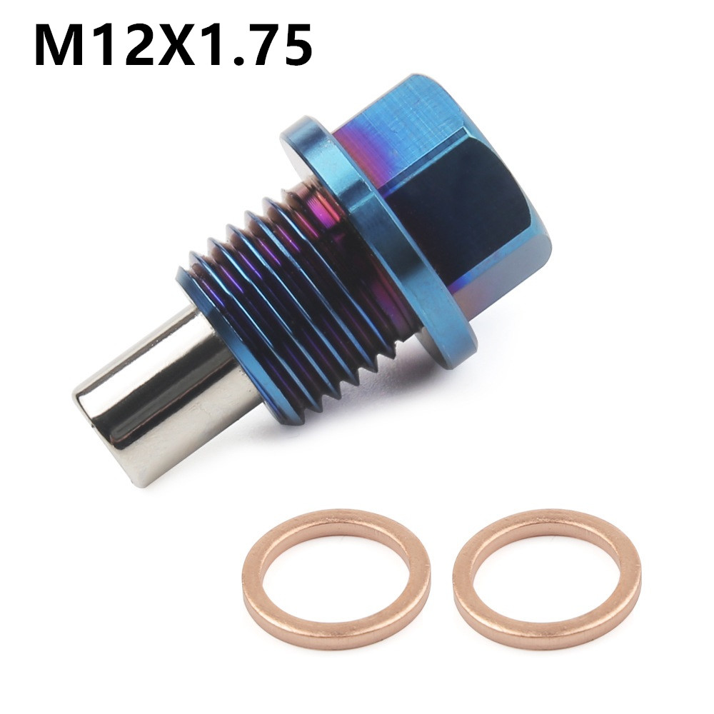 Titanium Alloy Magnetic Oil Pan Screw Magnetic Drain Plug Suction Iron Screw - Image 3