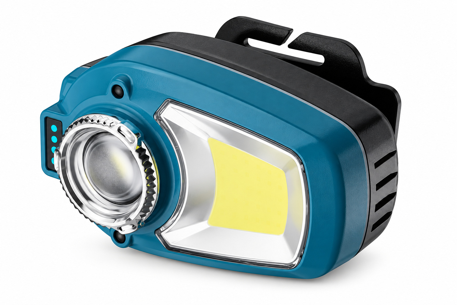 Rechargeable Motion Sensor Magnetic Zoomable LED Headlamp W672 Black For Camping Hiking Work Headlight Head