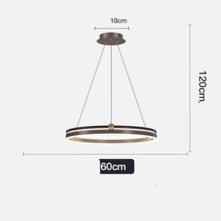 Chandelier Living Room Brushed Aluminum Bedroom Study - Image 2