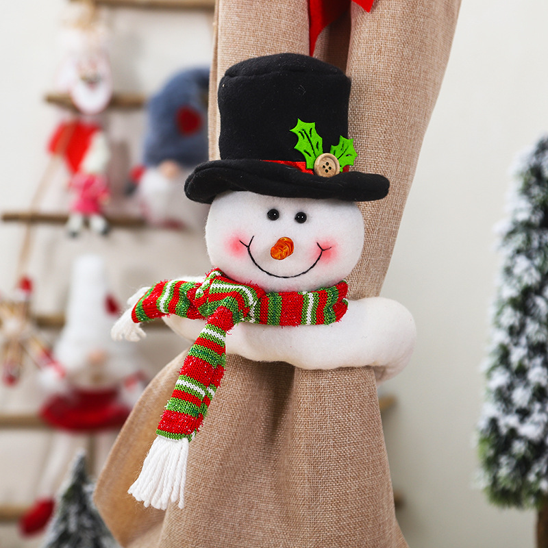 Christmas decorations forest elderly curtain buckle - Image 2