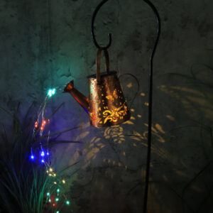 Solar Kettle Lamp Butterfly Pattern Iron Lamp