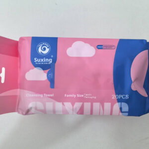 Disposable towel-hanging family model-pink-20 * 25cm-polyester cotton-20 pieces