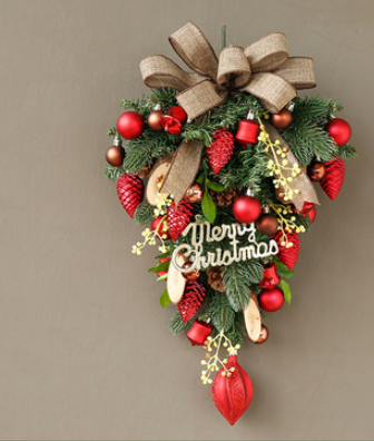 Jinghua Christmas Wreath Door Decoration Wall Hanging - Image 10