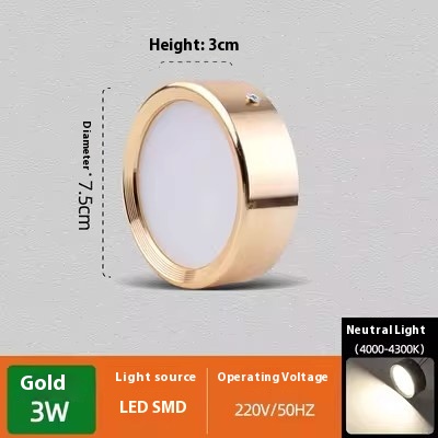 Non Perforated Ceiling Mounted Black Diffuse Hallway Ceiling Light - Image 20