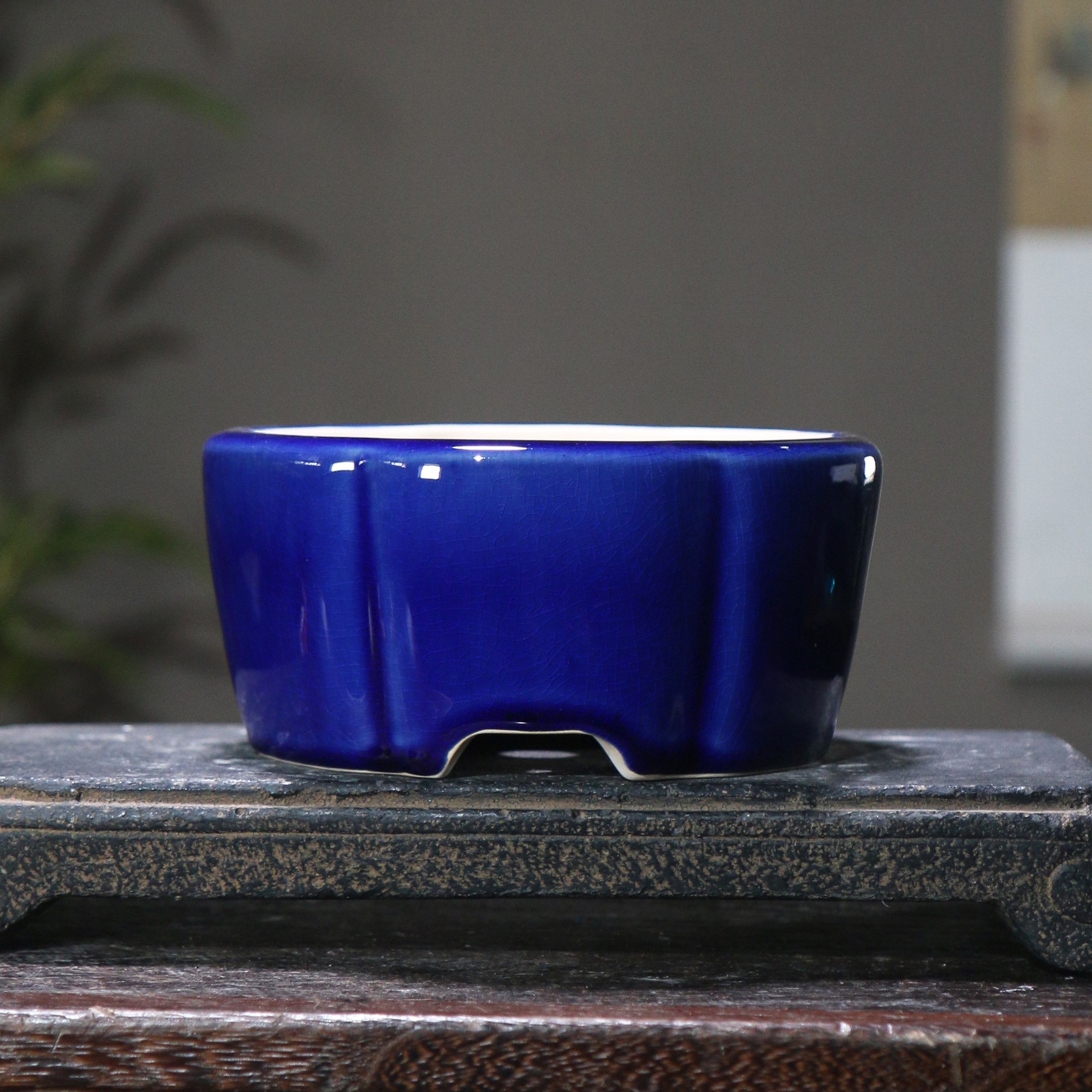 Ceramic Bonsai Octagonal Hexagonal Circular Scripture Pattern Chinese Style Purple Sand Flower Pot - Image 5