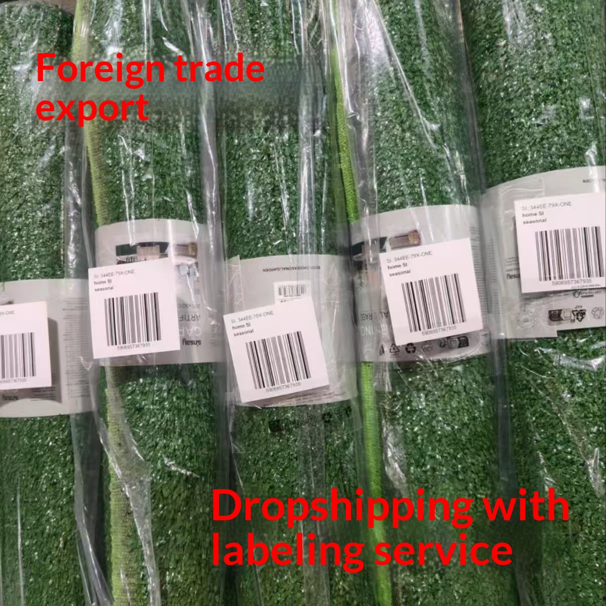 Simulated Lawn Export Cross-Border Dropshipping Labeling Temu Artificial Turf Floor Mat Cross-Border Fake Turf Artificial Turf