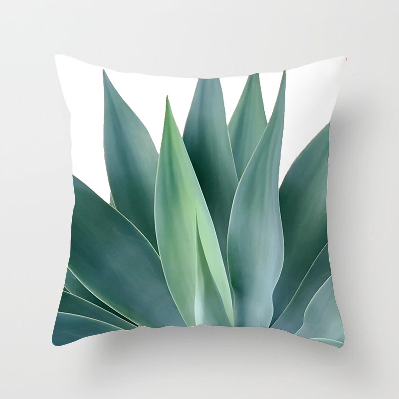Plant Peach Skin Fabric Car And Sofa Pillow