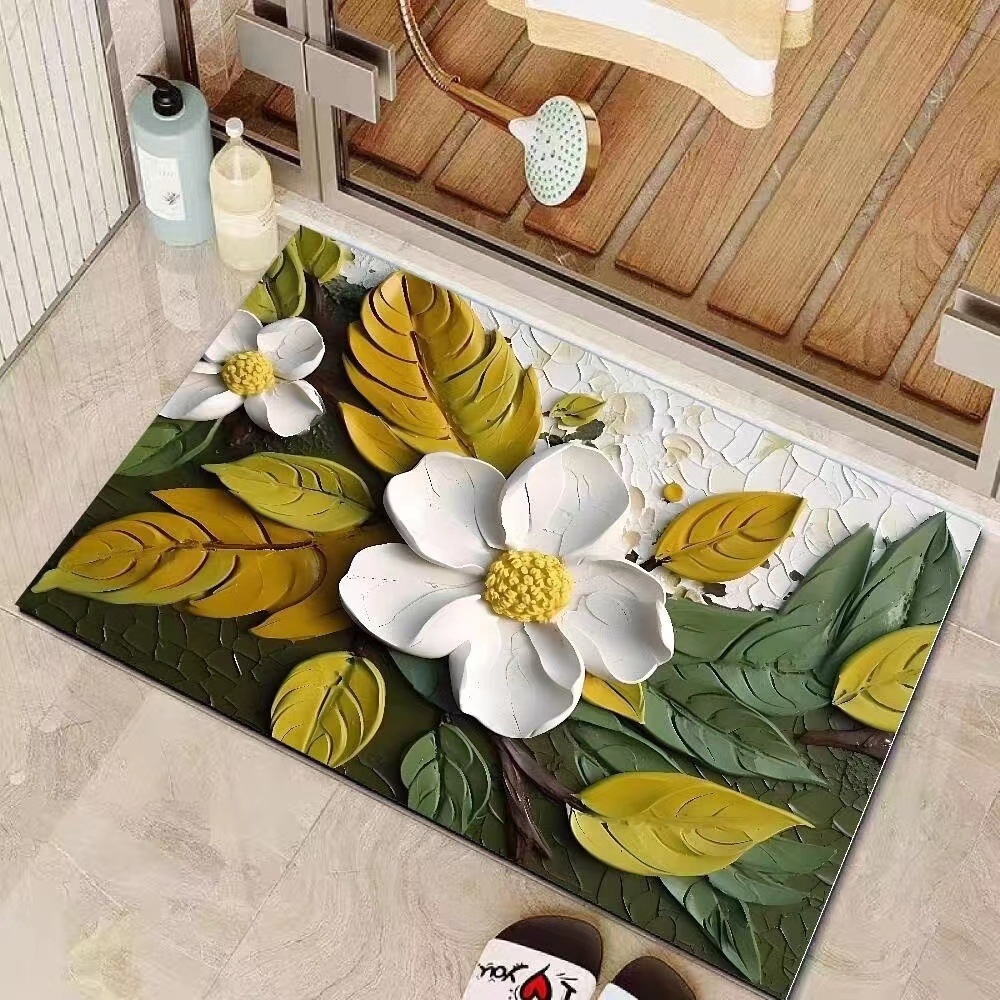 Strictly Selected Household Diatom Ooze Foot Mat Bathroom Non-slip Mat Quick-drying Absorbent - Image 5