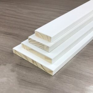 Solid Wood Line Decoration I-shaped Flat Plate