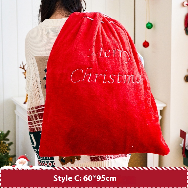 Santa Claus's Large Gift Bags Christmas Eve Candy Gift Bag - Image 3
