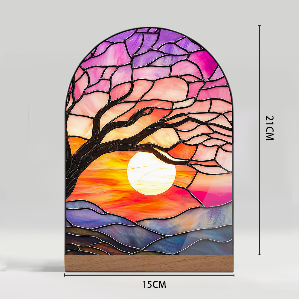 Plant Floral And Landscape Decorative Acrylic Ornaments With A Glass-like Texture - Image 18
