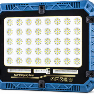 Solar Powered Rechargeable Battery Display 18650 W8112 4 LED Safety Light OEM Lighting Factory Outdoor