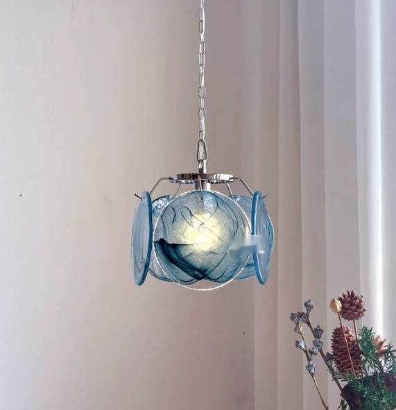 Handmade Glass Bedroom Bedside SconceLight Fixture - Image 2