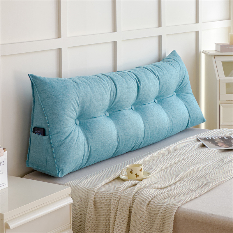Cotton And Linen Cushion Without Bedside Soft Upholstery