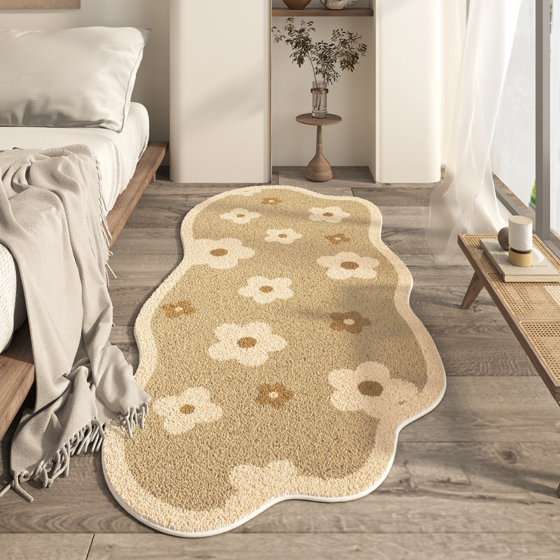 Japanese-style Household Bedroom Irregular-shaped Cashmere-look Modern Minimalist Floor Mat - Image 10
