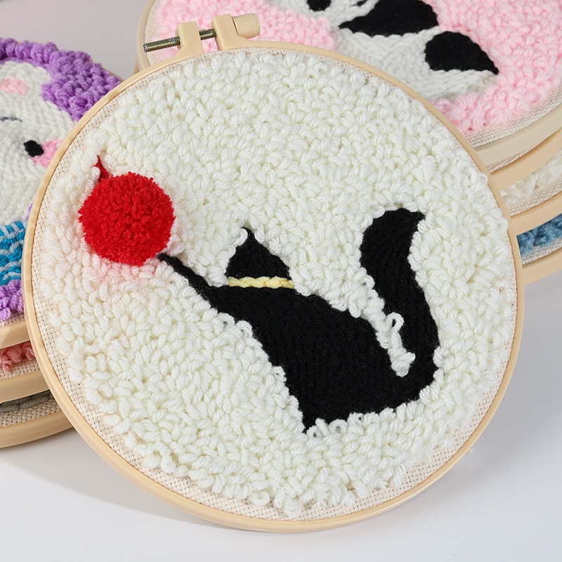 Handmade Embroidery Material Package Needle Children Beginners Stamp String Art Decoration - Image 3