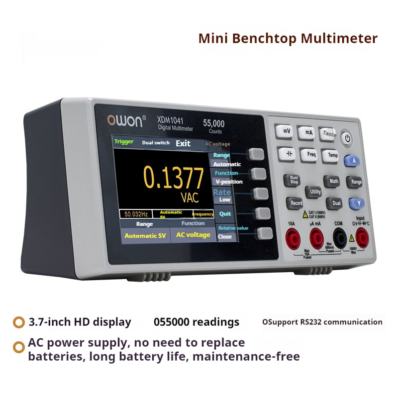 Miniature High-precision Digital Display Electrician Anti-burn Multimeter