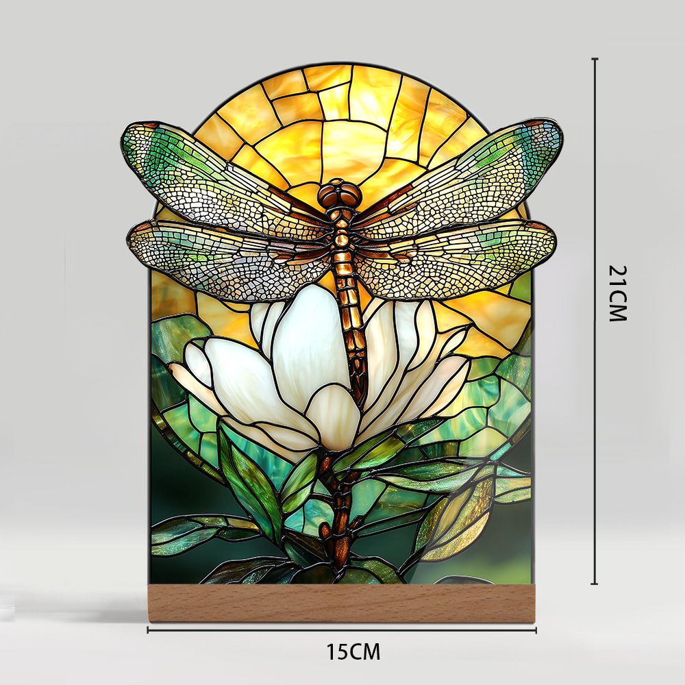 Plant Floral And Landscape Decorative Acrylic Ornaments With A Glass-like Texture - Image 10