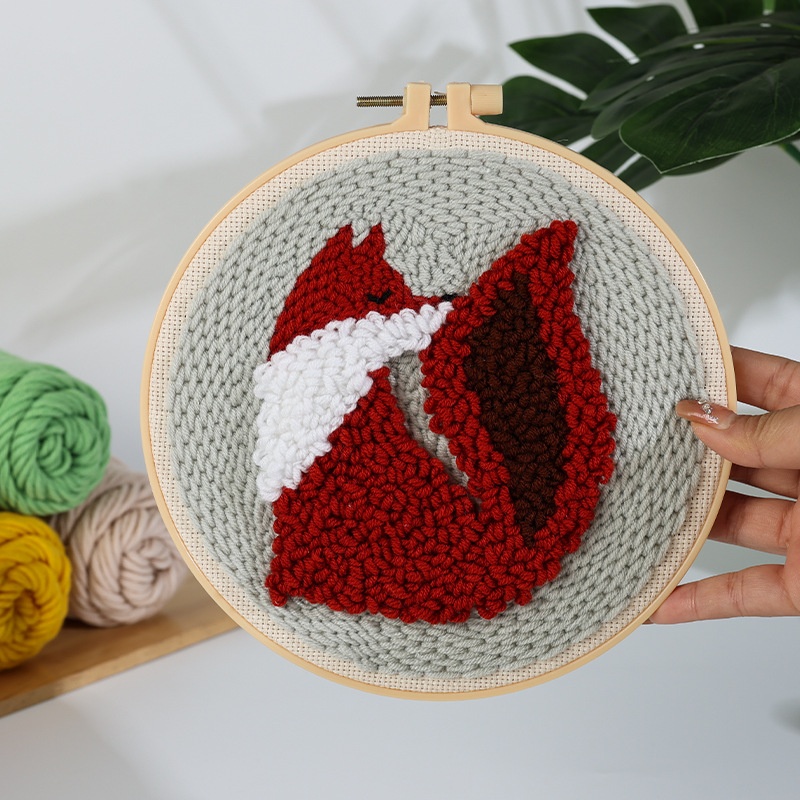 Handmade Embroidery Material Package Needle Children Beginners Stamp String Art Decoration - Image 11
