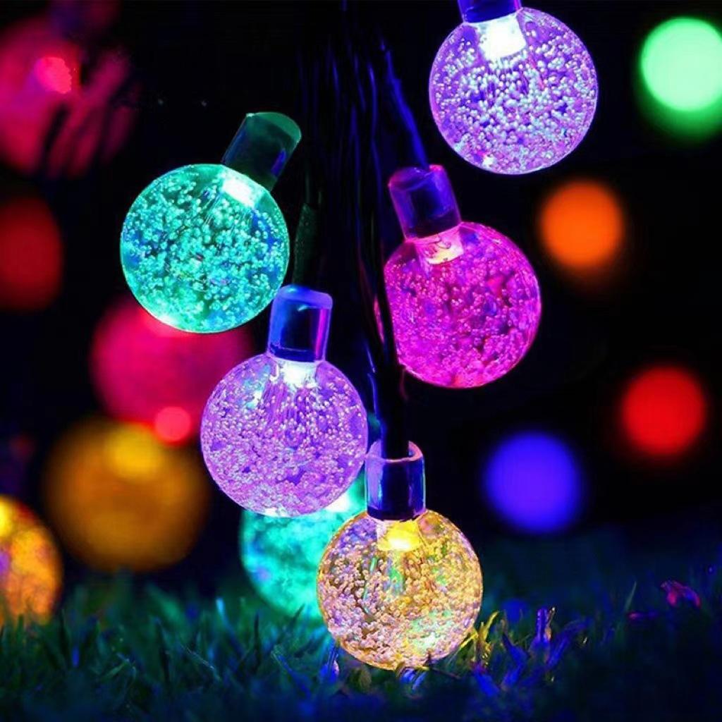 Christmas LED Solar-Powered Patio Light String - Image 6