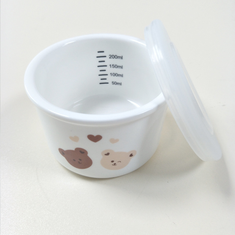 Baby Bear Print Multifunctional Food Complementary Bowl - Image 3