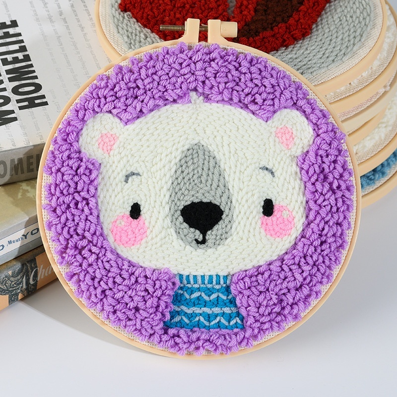 Handmade Embroidery Material Package Needle Children Beginners Stamp String Art Decoration - Image 2