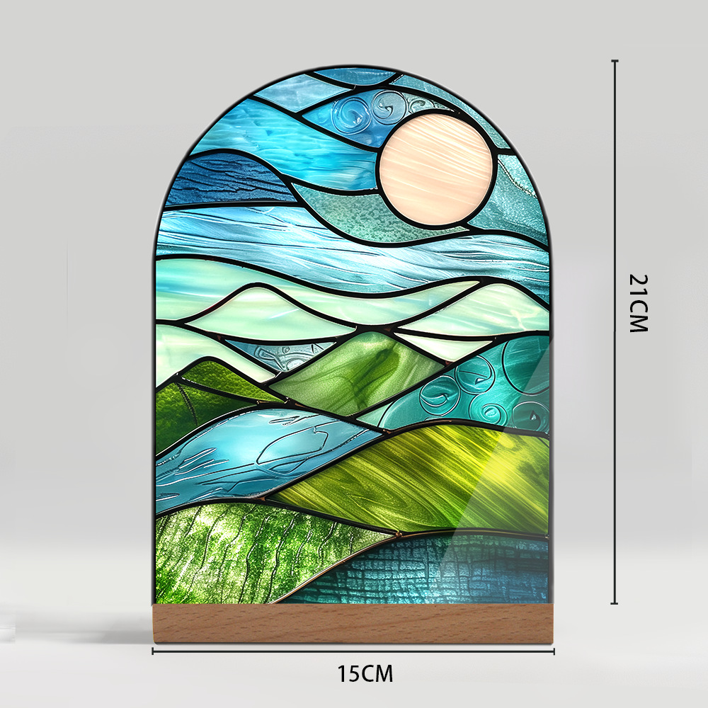 Plant Floral And Landscape Decorative Acrylic Ornaments With A Glass-like Texture - Image 20