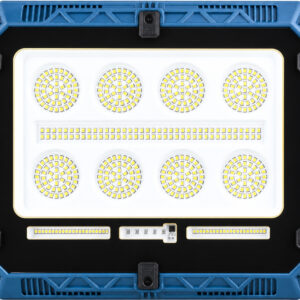Solar Powered Rechargeable Battery Display 18650 W8115 4 LED Safety Light OEM Lighting Factory Outdoor