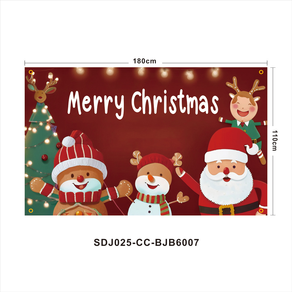 Creative Christmas Backdrop Curtain Party Decorations